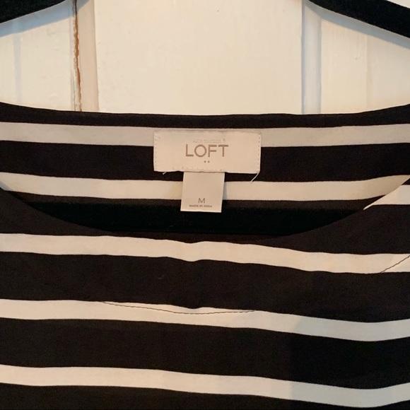 Loft Striped Round Neck Tee - Picture 3 of 6